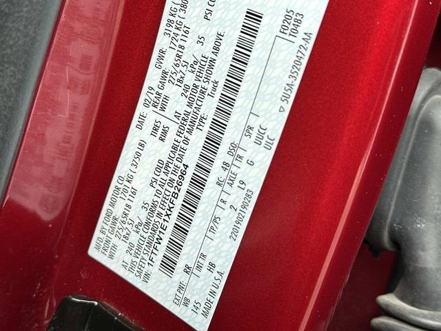 2019 Ford F-150 XL