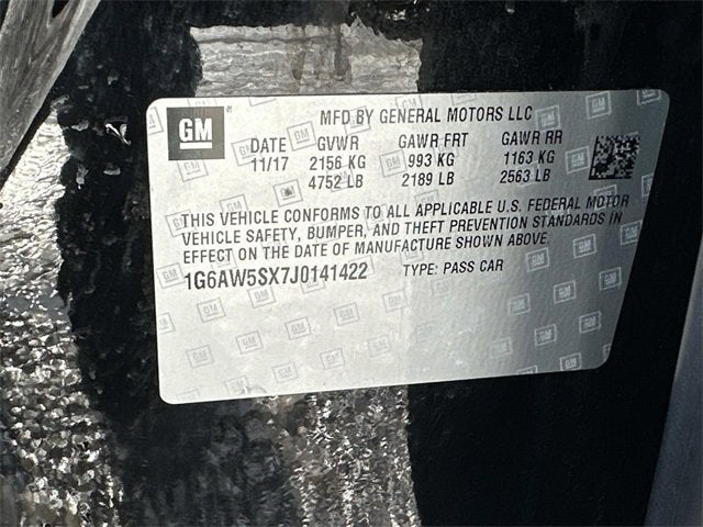 2018 Cadillac CTS AWD