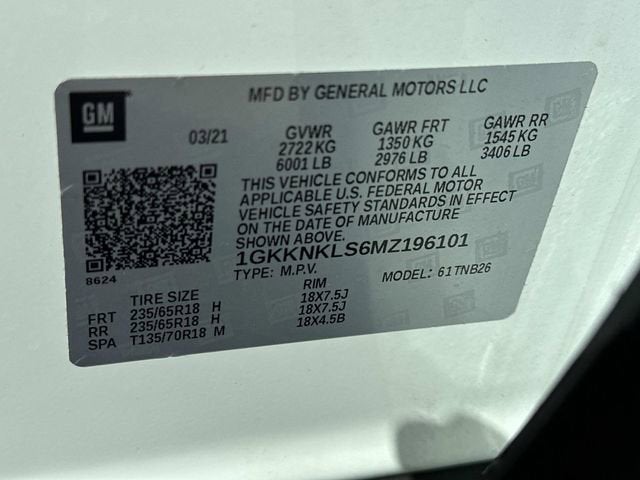 2021 GMC Acadia SLE