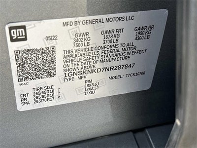 2022 Chevrolet Tahoe LT