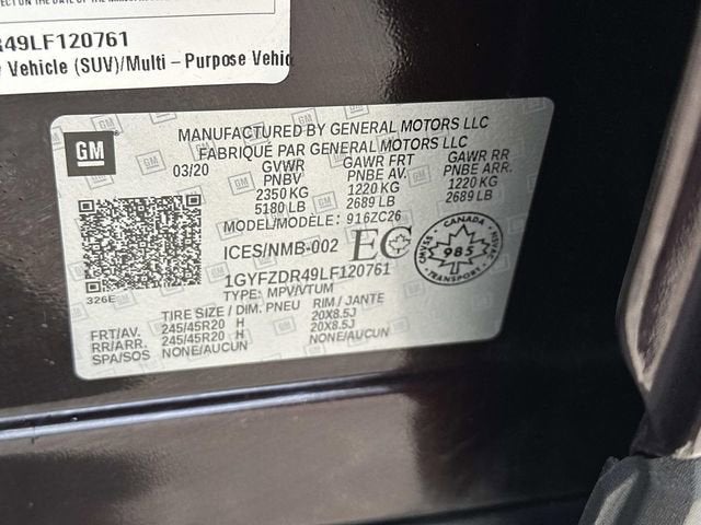 2020 Cadillac XT4 AWD Premium Luxury