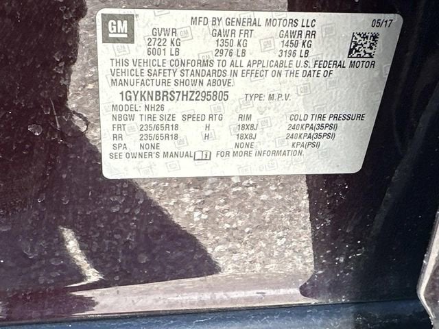 2017 Cadillac XT5 Luxury FWD