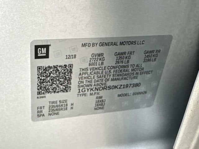 2019 Cadillac XT5 Luxury AWD