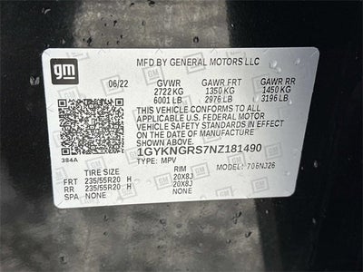 2022 Cadillac XT5 Sport