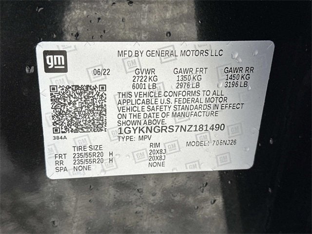 2022 Cadillac XT5 Sport