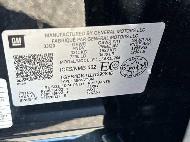 2020 Cadillac Escalade Luxury