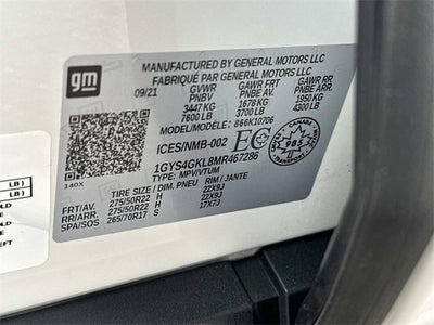 2021 Cadillac Escalade Sport Platinum