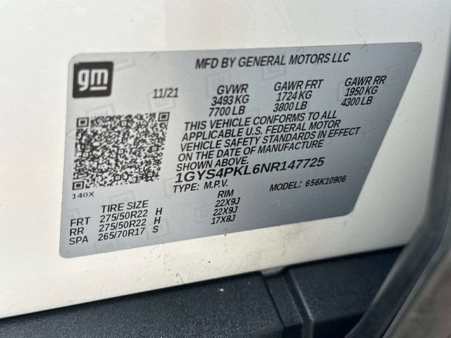 2022 Cadillac Escalade ESV Sport