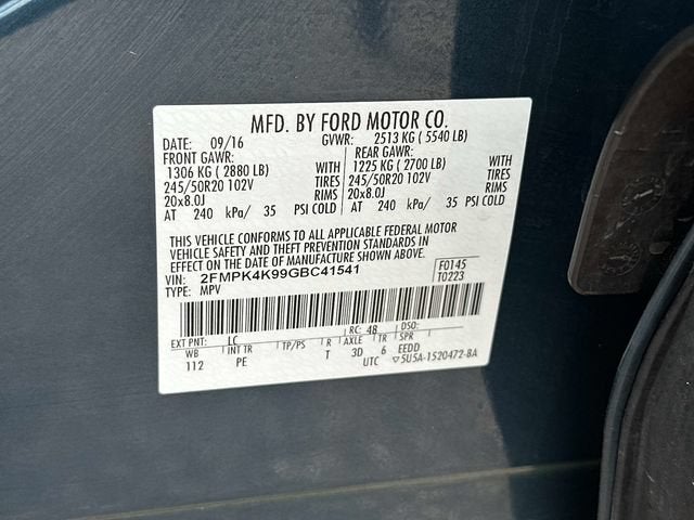 2016 Ford Edge Titanium