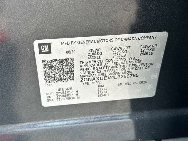 2020 Chevrolet Equinox LT