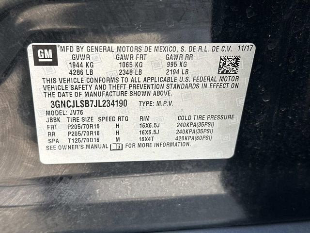 2018 Chevrolet Trax LT