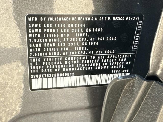 2024 Volkswagen Taos SE