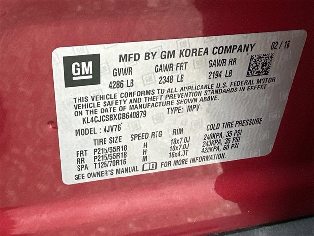 2016 Buick Encore Leather