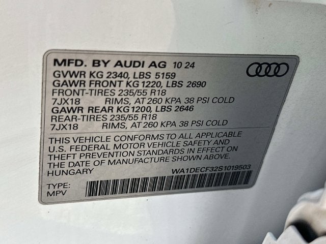 2025 Audi Q3 S line Premium