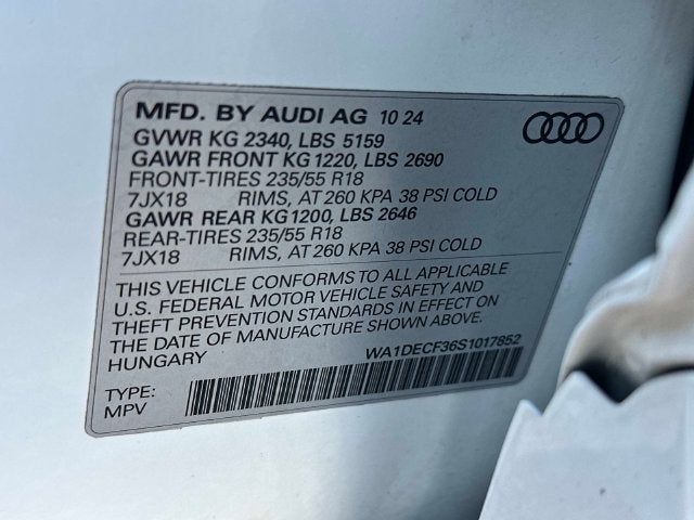 2025 Audi Q3 S line Premium