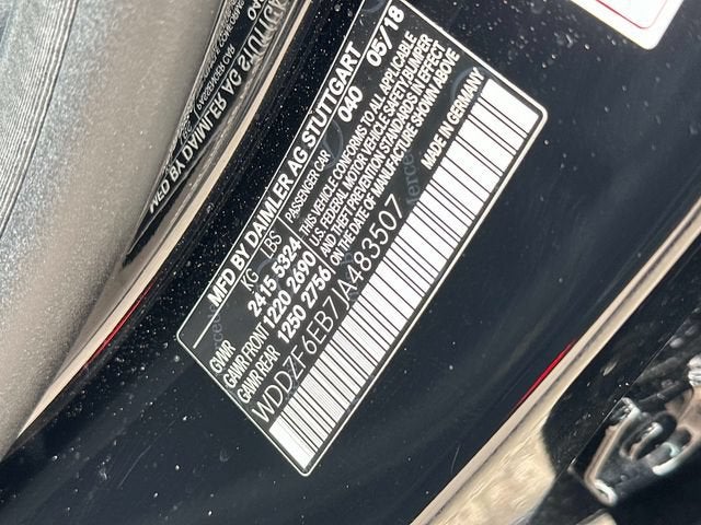2018 Mercedes-Benz E-Class AMG® E 43