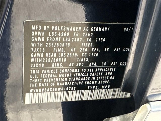 2013 Volkswagen Tiguan S