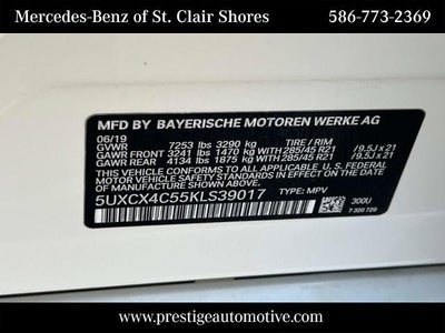 2019 BMW X7 xDrive50i Sports Activity Vehicle