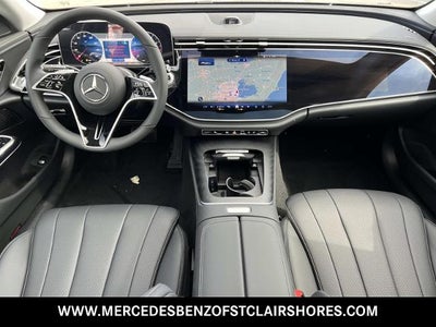 2026 Mercedes-Benz E-Class E 350 4MATIC® Sedan