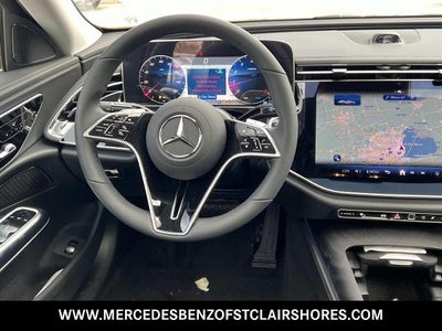 2026 Mercedes-Benz E-Class E 350 4MATIC® Sedan