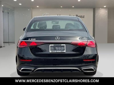 2026 Mercedes-Benz E-Class E 350 4MATIC® Sedan