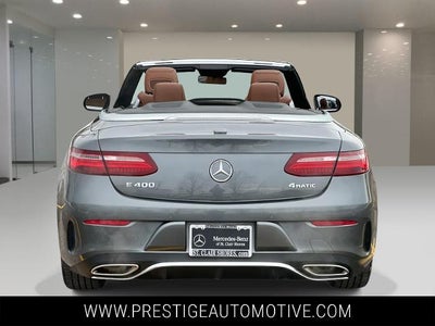 2018 Mercedes-Benz E-Class E 400 4MATIC® Cabriolet