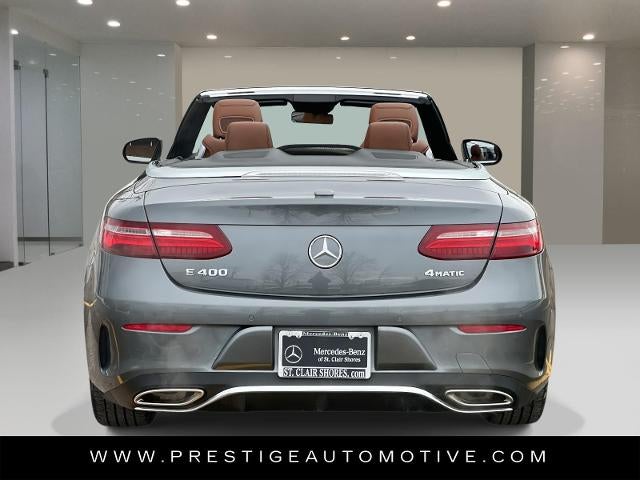 2018 Mercedes-Benz E-Class E 400 4MATIC® Cabriolet