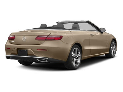 2018 Mercedes-Benz E-Class E 400 4MATIC® Cabriolet