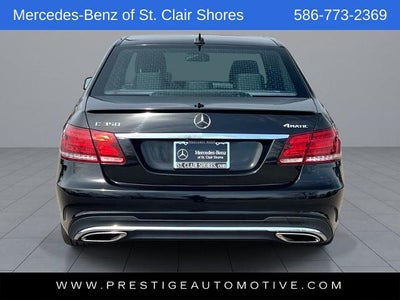 2016 Mercedes-Benz E-Class E 350 4MATIC® Luxury Sedan