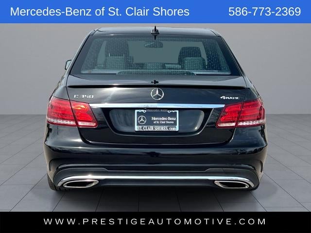 2016 Mercedes-Benz E-Class E 350 4MATIC® Luxury Sedan