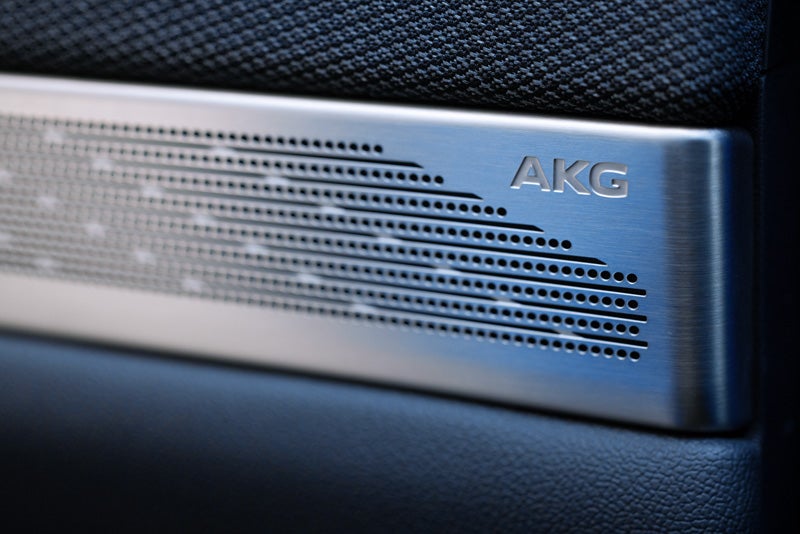 Close-up View of the AKG Studio Audio Speaker | Prestige Cadillac in WARREN MI