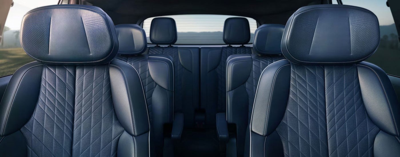 The gray interior in a 2026 Cadillac VISTIQ.