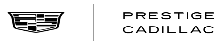 Prestige Cadillac logo. 