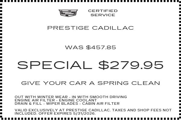 GIVE YOUR CAR A
SPRING CLEAN